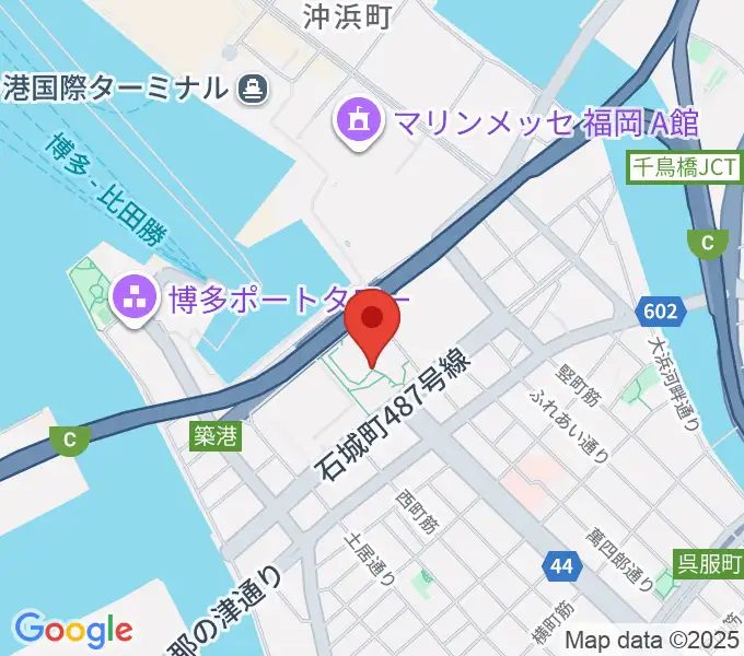 湾岸劇場 博多扇貝の地図