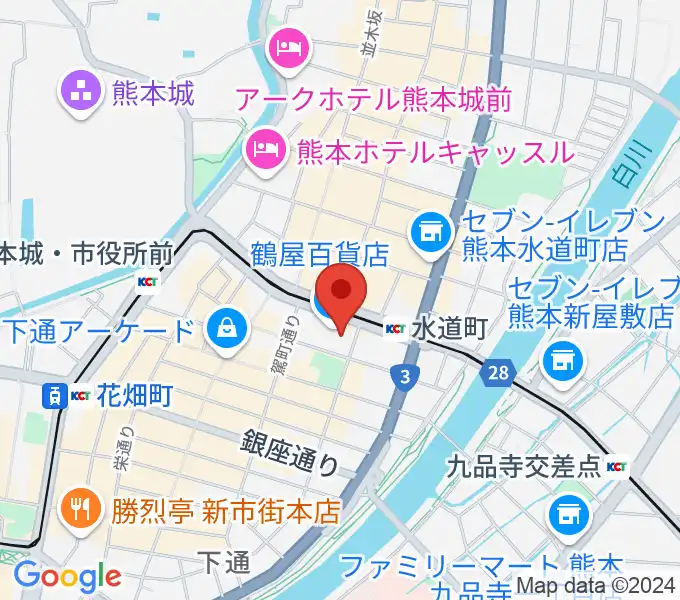 NHK文化センター 熊本教室の地図