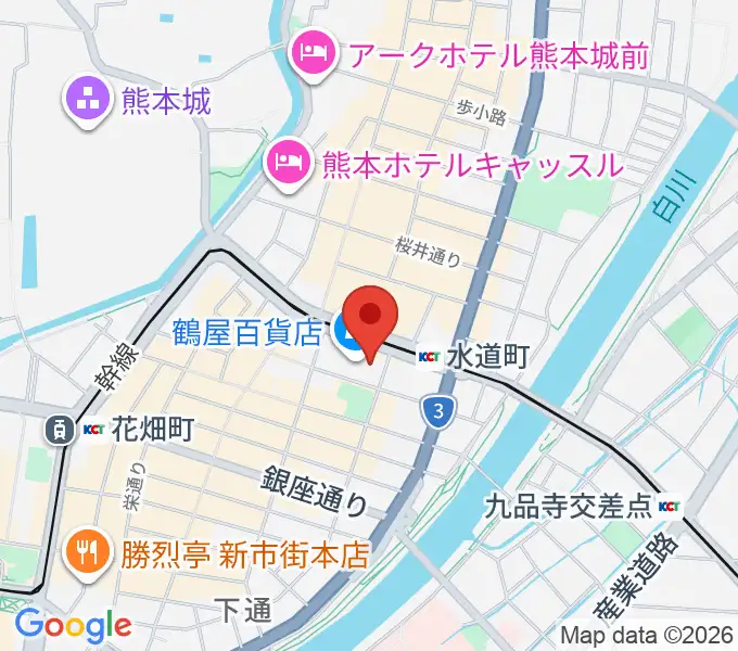 NHK文化センター 熊本教室の地図