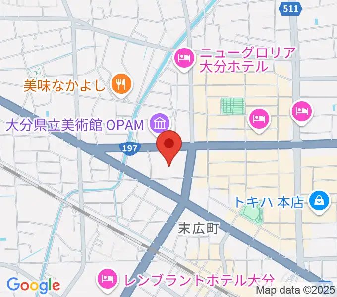 NHK文化センター大分教室の地図