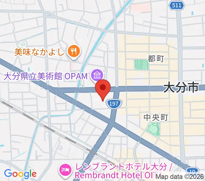 NHK文化センター大分教室の地図