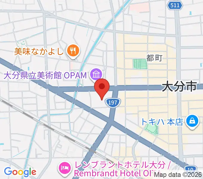 NHK文化センター大分教室の地図