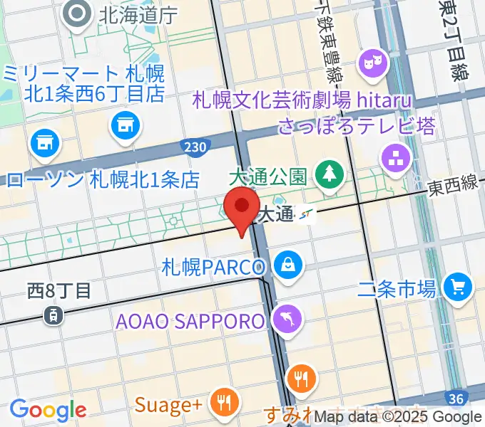 NHK文化センター 札幌教室の地図