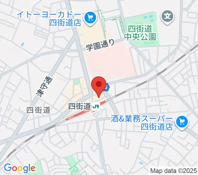 アイバ楽器 四街道駅前センターの地図