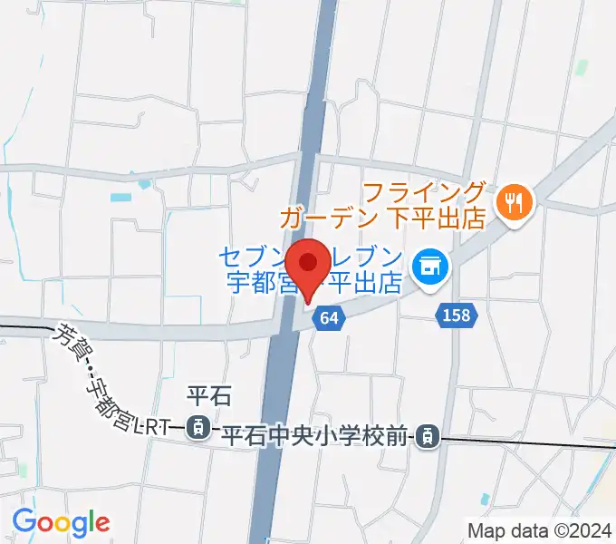 ハードロックハウス・LIP'S SOUNDの地図