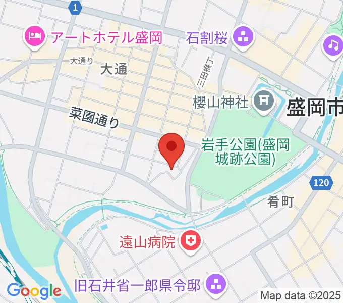 NHK文化センター 盛岡教室の地図