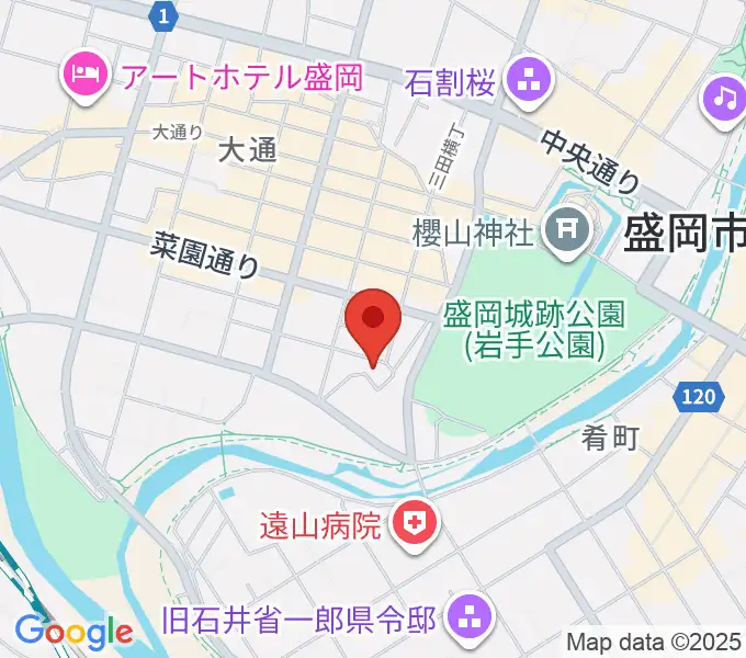 NHK文化センター 盛岡教室の地図