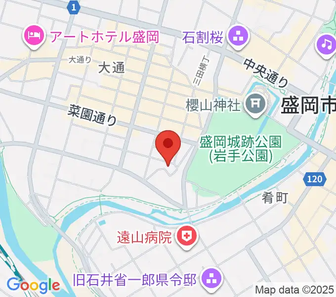 NHK文化センター 盛岡教室の地図