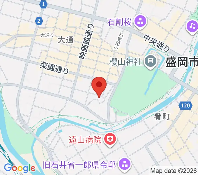 NHK文化センター 盛岡教室の地図