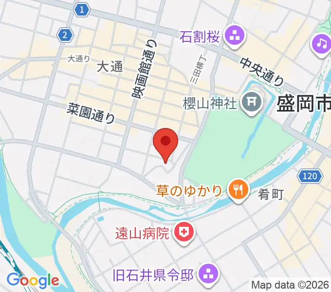 NHK文化センター 盛岡教室の地図