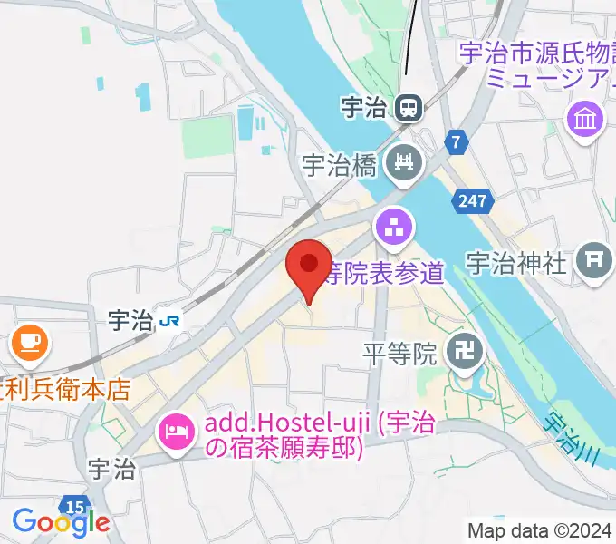 京都宇治coconiの地図