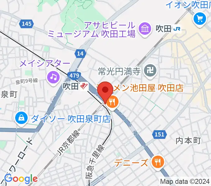 エコー音楽室の地図