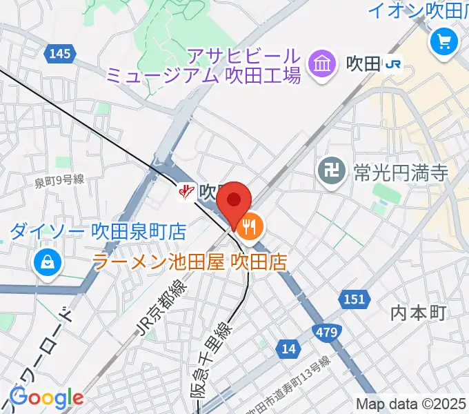 エコー音楽室の地図
