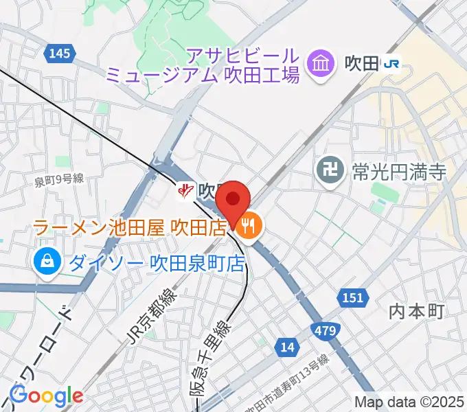 エコー音楽室の地図