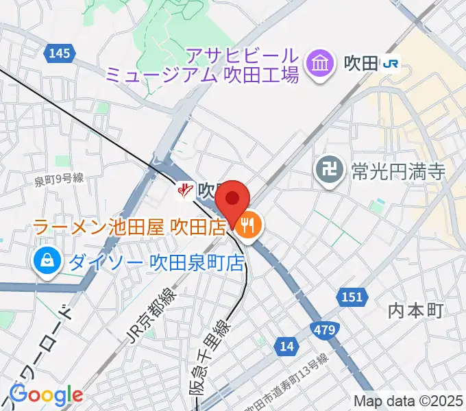 エコー音楽室の地図