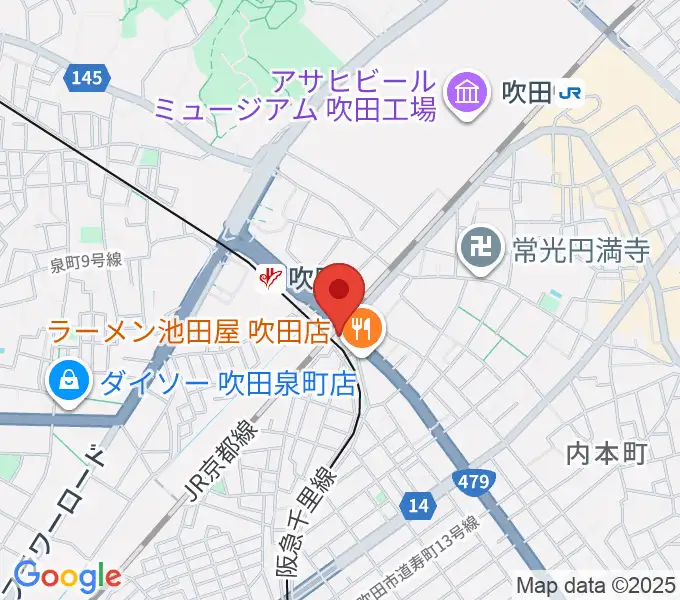 エコー音楽室の地図