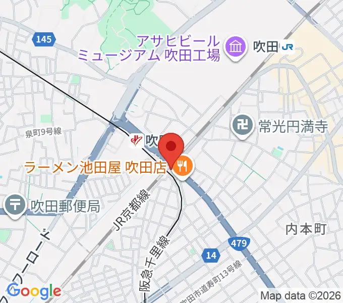 エコー音楽室の地図