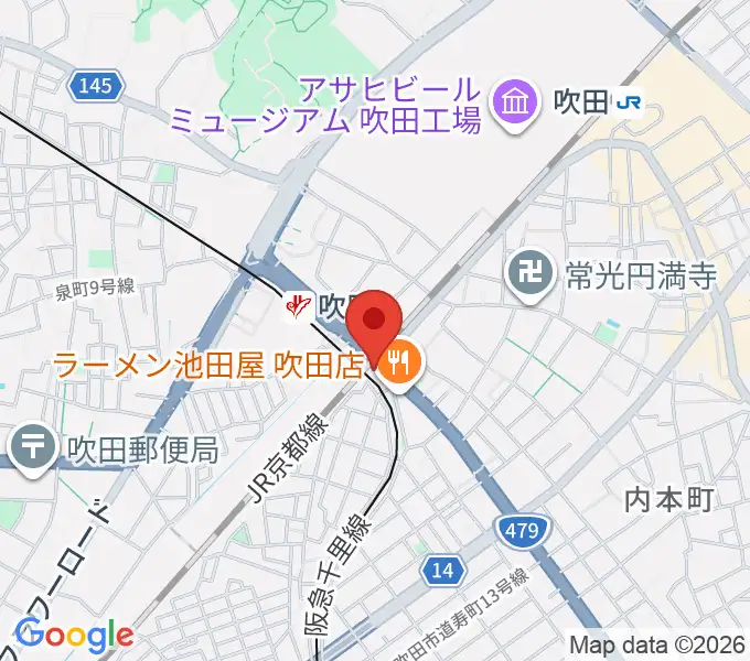 エコー音楽室の地図