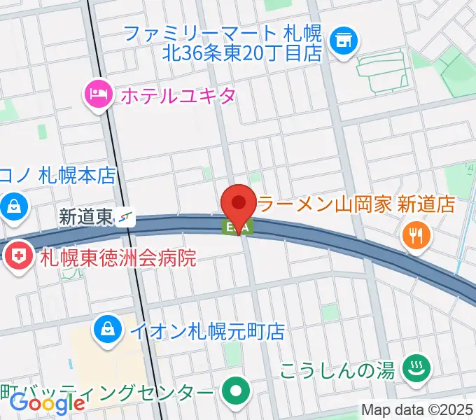 札幌SOLIDの地図