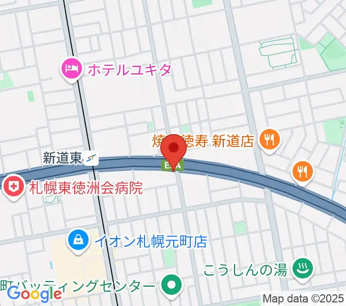 札幌SOLIDの地図