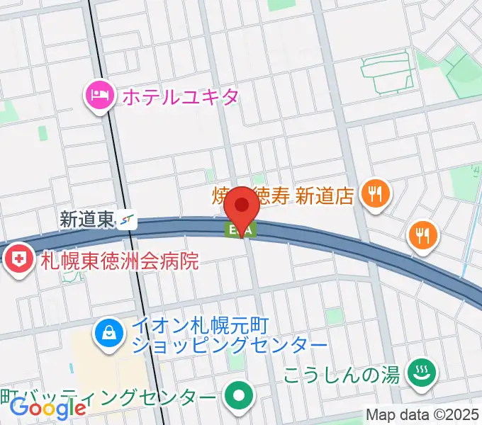 札幌SOLIDの地図