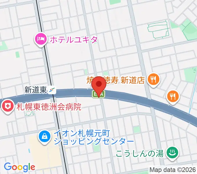 札幌SOLIDの地図