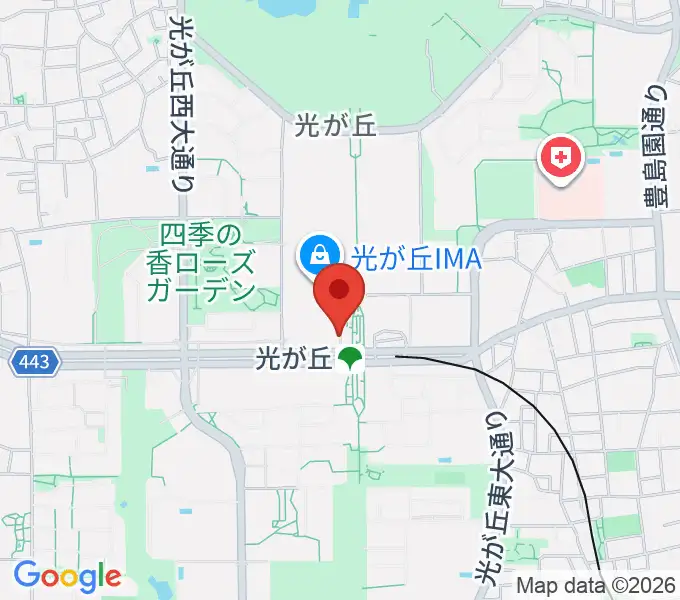 NHK文化センター練馬光が丘教室の地図