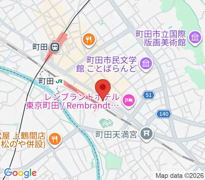 NHK文化センター町田教室の地図