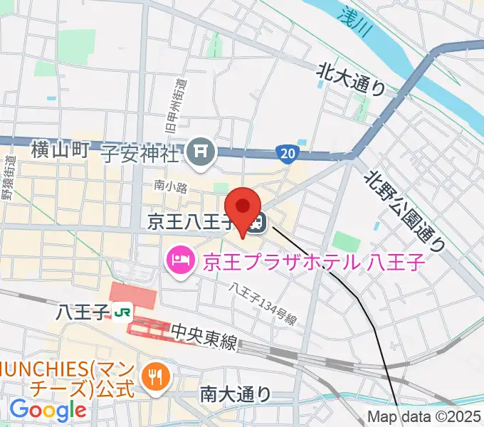 NHK文化センター八王子教室の地図