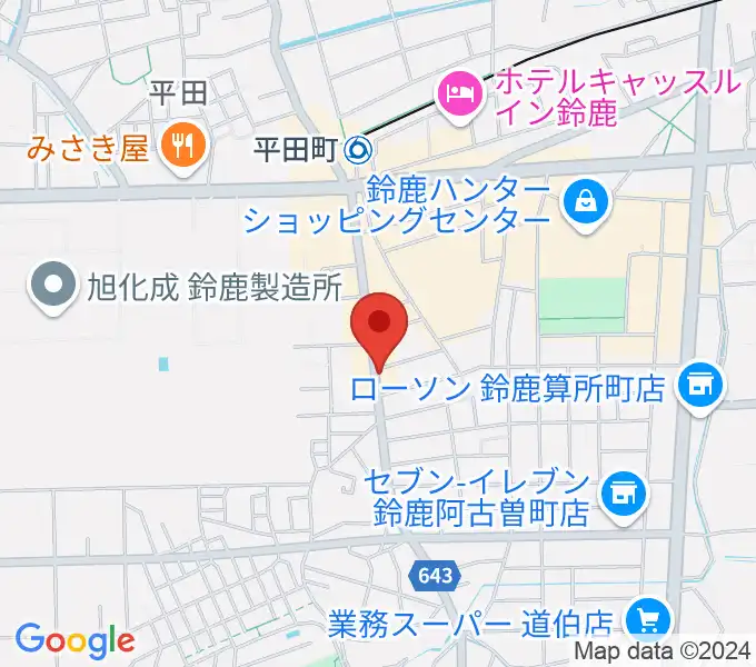 鈴鹿ANSWERの地図