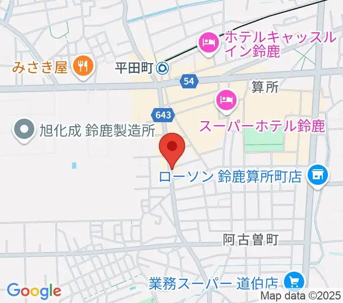 鈴鹿ANSWERの地図