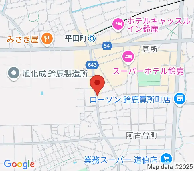 鈴鹿ANSWERの地図