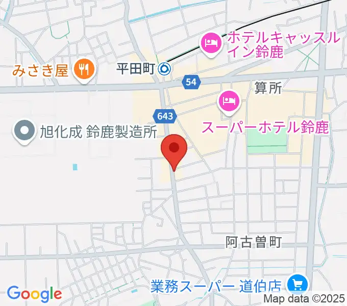 鈴鹿ANSWERの地図