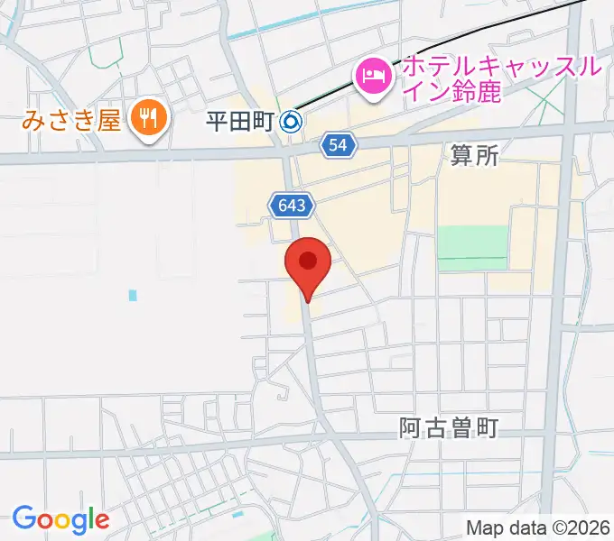 鈴鹿ANSWERの地図
