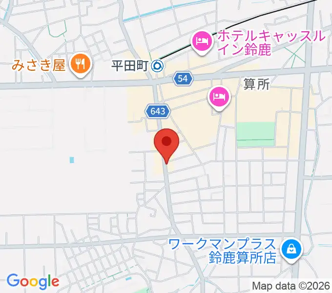 鈴鹿ANSWERの地図