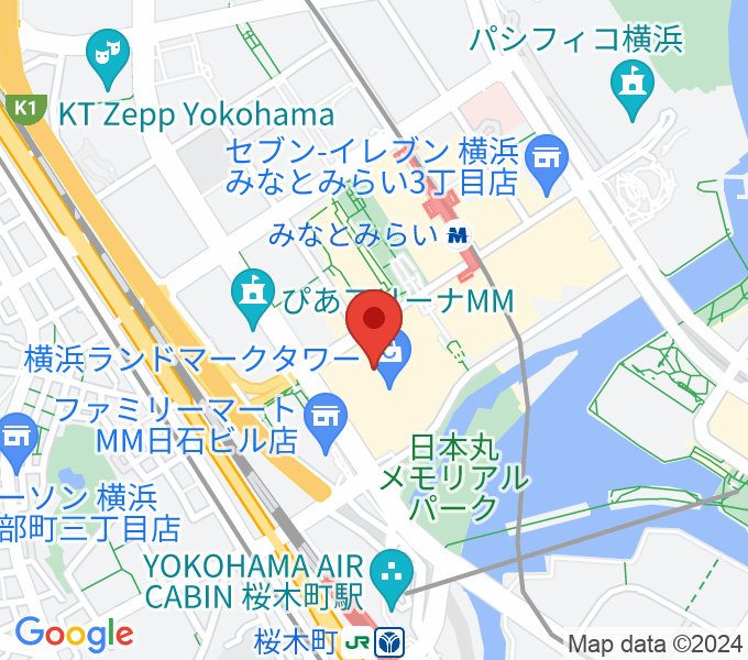 NHK文化センター横浜ランドマーク教室の場所