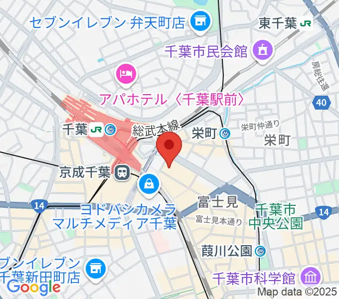 NHK文化センター千葉教室の地図