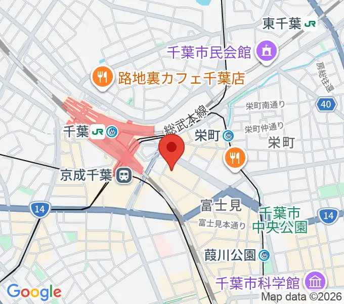 NHK文化センター千葉教室の地図