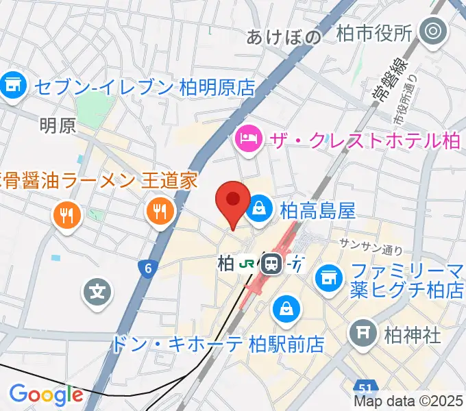 NHK文化センター柏教室の地図