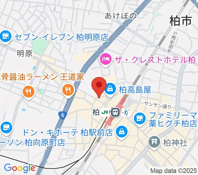 NHK文化センター柏教室の地図
