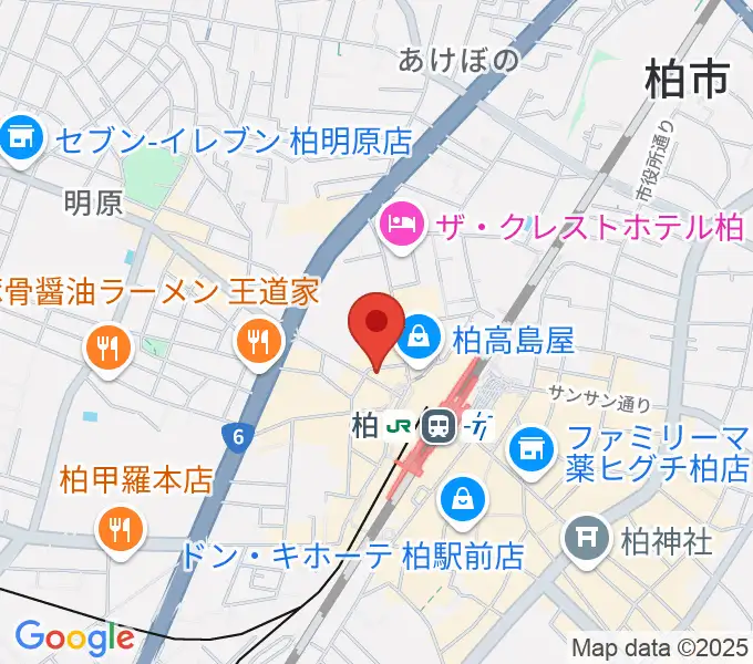 NHK文化センター柏教室の地図