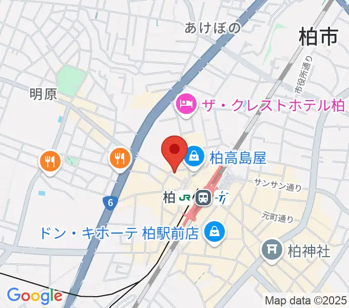 NHK文化センター柏教室の地図
