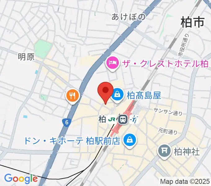 NHK文化センター柏教室の地図