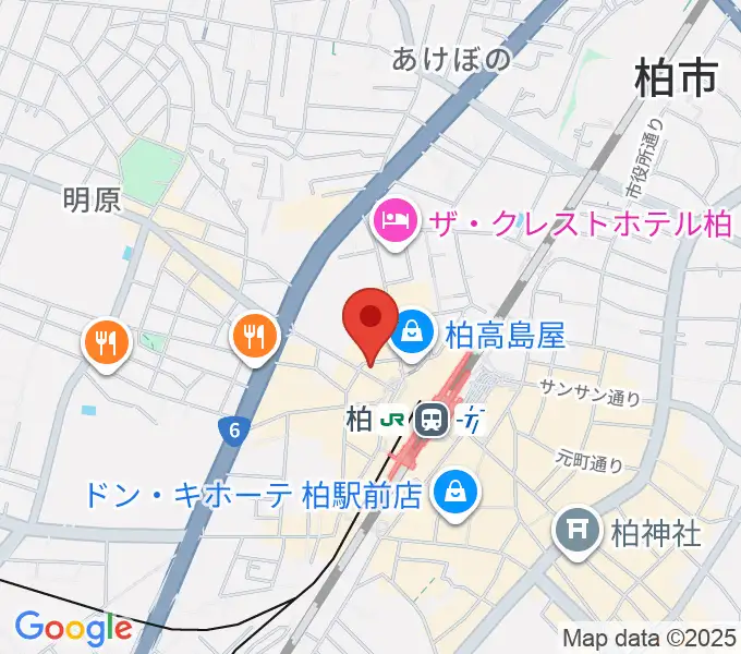 NHK文化センター柏教室の地図