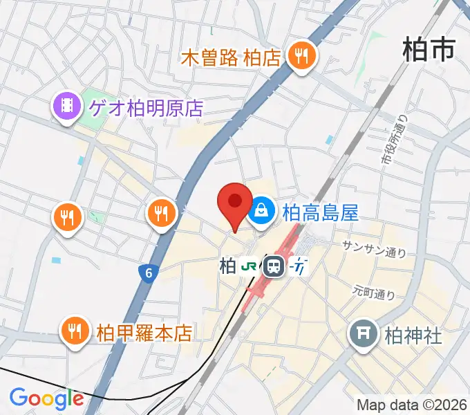 NHK文化センター柏教室の地図