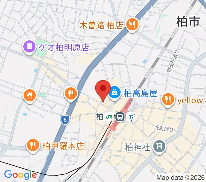 NHK文化センター柏教室の地図