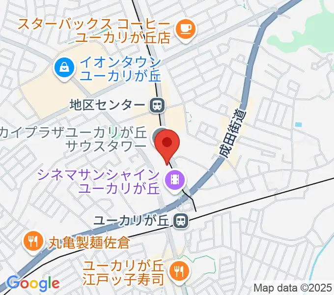 NHK文化センターユーカリが丘教室の地図