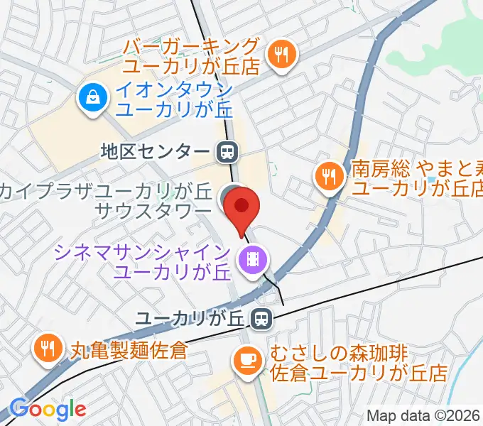 NHK文化センターユーカリが丘教室の地図