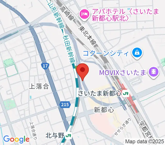 NHK文化センター さいたまアリーナ教室の地図