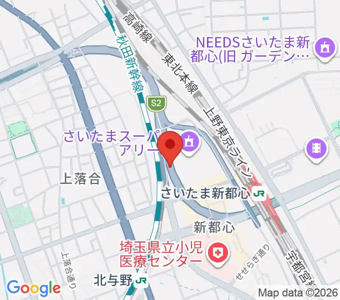 NHK文化センター さいたまアリーナ教室の地図